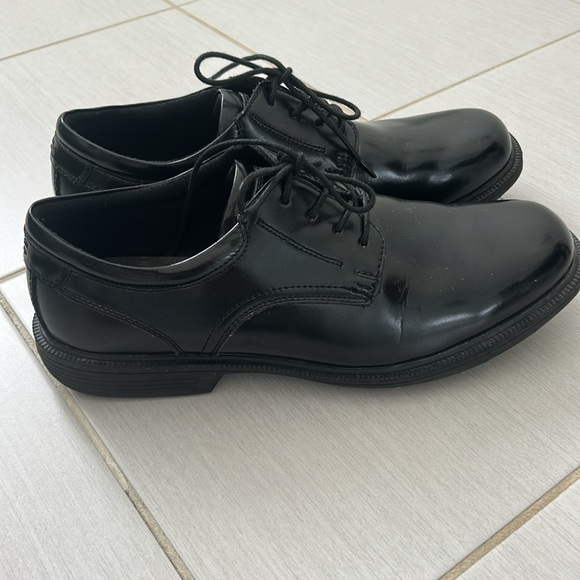 Men's Classic Nunn Bush KOR Comfort Gel Shoes Black Leather Size 11W - Picture 6 of 15